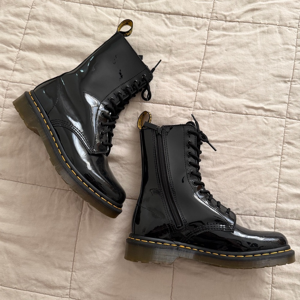 Dr. Martens 1490 Patent Leather Boot - Women’s size 8US/6 UK